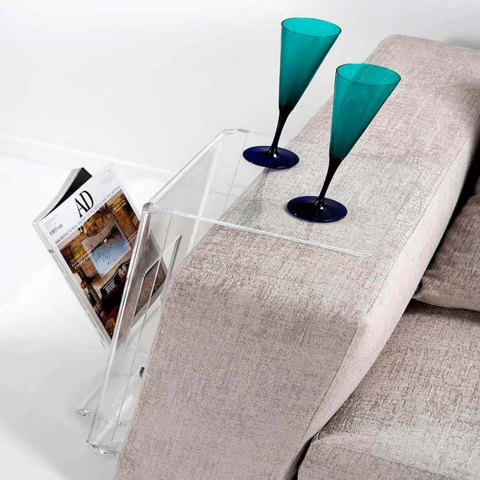 Salontafel in transparant PMMA-design van Quero Vas Viadurini