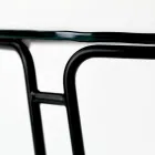 Glazen salontafel en rond onderstel Made in Italy - Tullia Viadurini