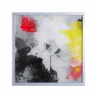 Moderne koffie metaal 50x50cm woonkamer Nina, gemaakt in Italië Viadurini