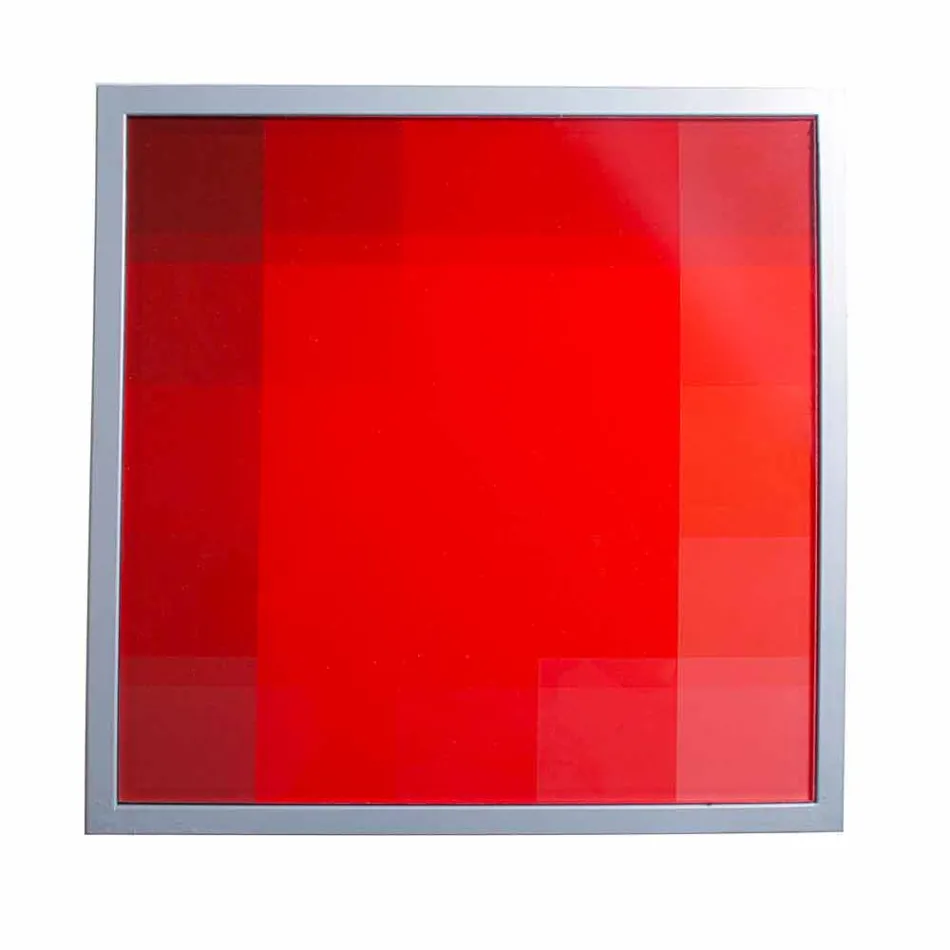 Moderne koffie metaal 50x50cm woonkamer Nina, gemaakt in Italië Viadurini