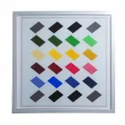 Moderne koffie metaal 50x50cm woonkamer Nina, gemaakt in Italië Viadurini