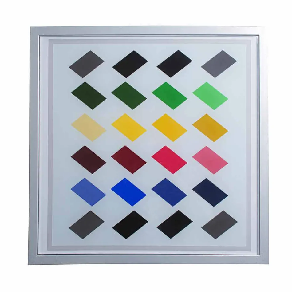 Moderne koffie metaal 50x50cm woonkamer Nina, gemaakt in Italië Viadurini