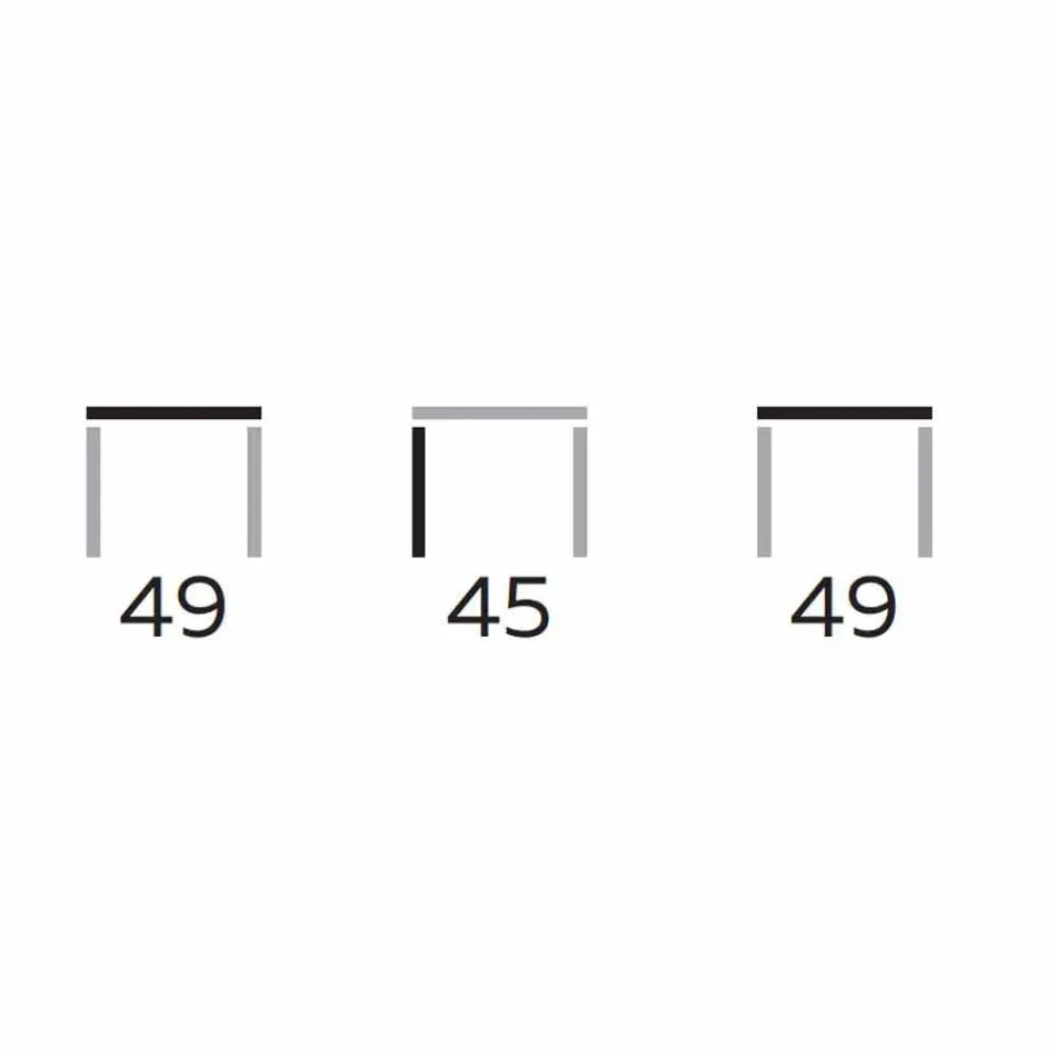 Moderne salontafel met rond blad in Gres Made in Italy - Stuttgart Viadurini