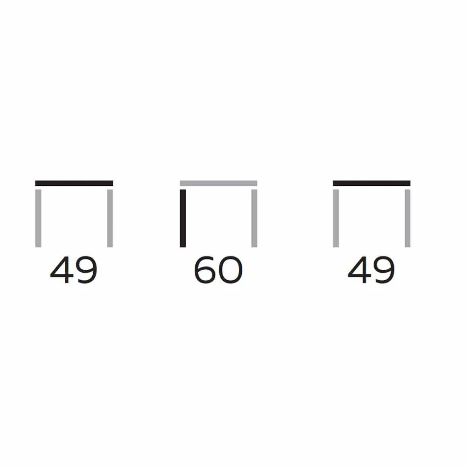 Moderne salontafel met rond blad in Gres Made in Italy - Stuttgart Viadurini
