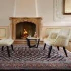 Moderne salontafel in gres en beukenhout Made in Italy - Titanic Viadurini