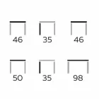 Moderne salontafel in gres en beukenhout Made in Italy - Titanic Viadurini