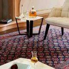 Moderne salontafel in gres en beukenhout Made in Italy - Titanic Viadurini