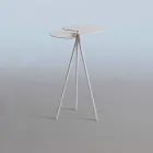 Moderne salontafel in gekleurd blad van Originae-ontwerp - lieveheersbeestje Viadurini