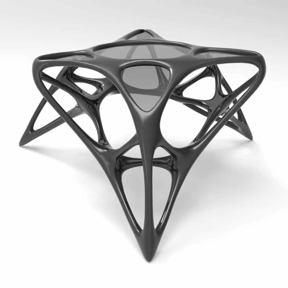 Moderne glazen salontafel en Adamantx® Lunar Table # 2 Viadurini