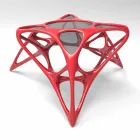 Moderne glazen salontafel en Adamantx® Lunar Table # 2 Viadurini