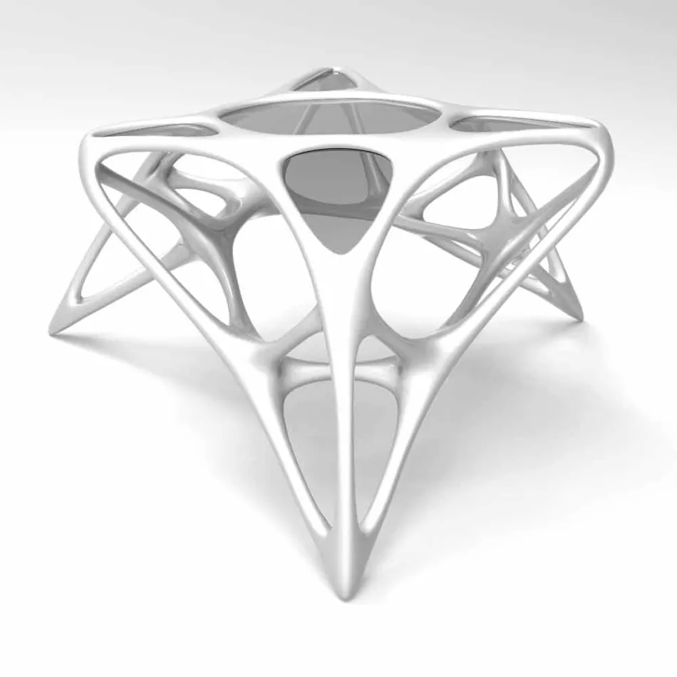 Moderne glazen salontafel en Adamantx® Lunar Table # 2 Viadurini