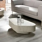 Moderne salontafel in de vorm van fossiele steen - Bowie Viadurini