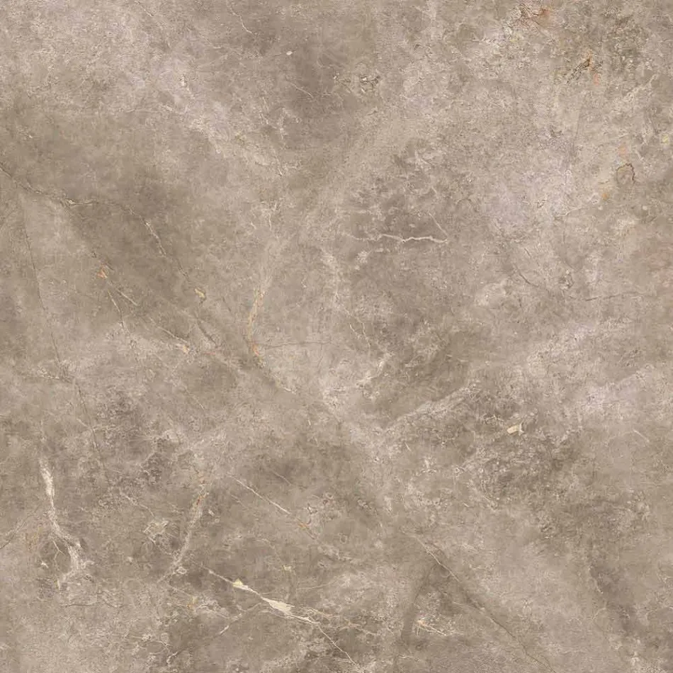 Vierkante salontafel in Gres met metalen onderstel Made in Italy - Albert Viadurini