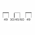 Vierkante salontafel in Gres met metalen onderstel Made in Italy - Albert Viadurini