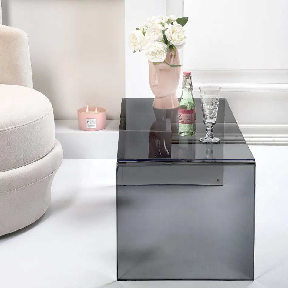 Salontafel gemaakt van plexiglas Made in Italy - Jasmijn Viadurini