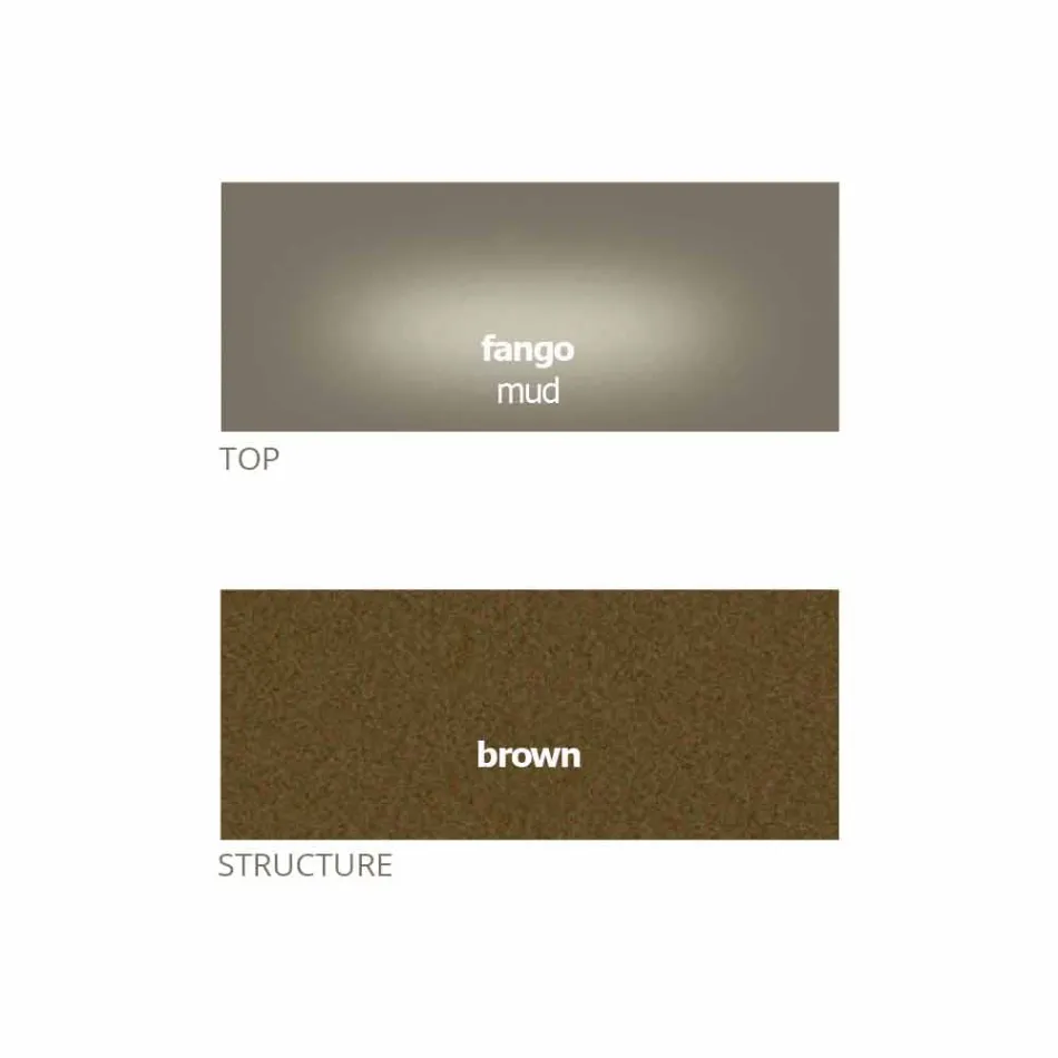 Ronde salontafel met kristallen blad Made in Italy - Indio Viadurini