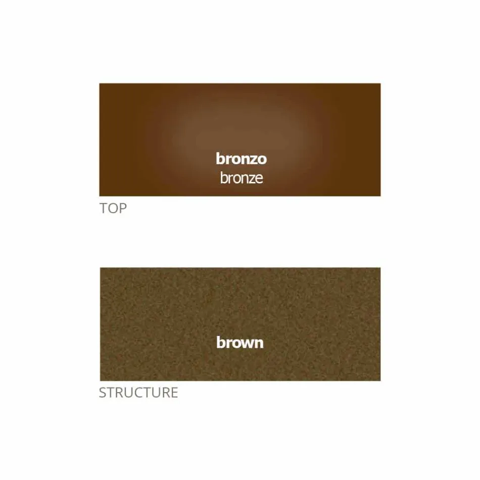 Ronde salontafel met kristallen blad Made in Italy - Indio Viadurini