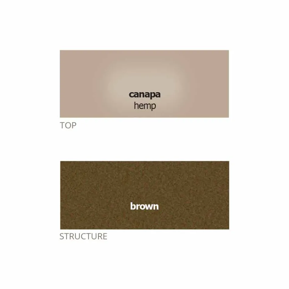 Ronde salontafel met kristallen blad Made in Italy - Indio Viadurini