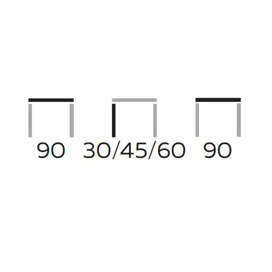 Ronde salontafel in Gres en modern metaal Made in Italy - Albert Viadurini