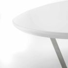 Modern gevormde loungetafel met witte MDF-top - klaar Viadurini