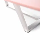 Modern gevormde loungetafel in Mdf en Chrome Metal - Pimpa Viadurini