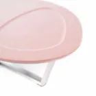 Modern gevormde loungetafel in Mdf en Chrome Metal - Pimpa Viadurini