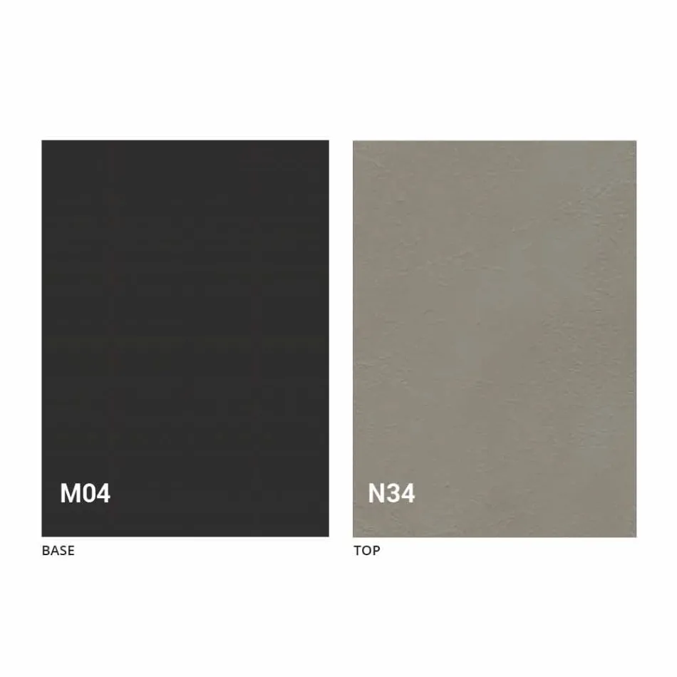 Transformeerbare salontafel in hout en staal Made in Italy - Demetro Viadurini