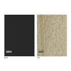 Transformatortafel in hout en staal Made in Italy - Demetro Viadurini