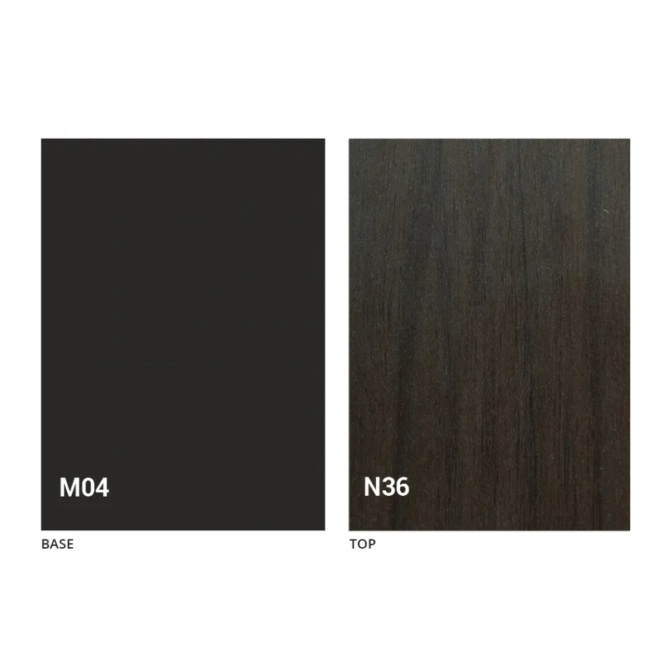 Transformatortafel in hout en staal Made in Italy - Demetro Viadurini