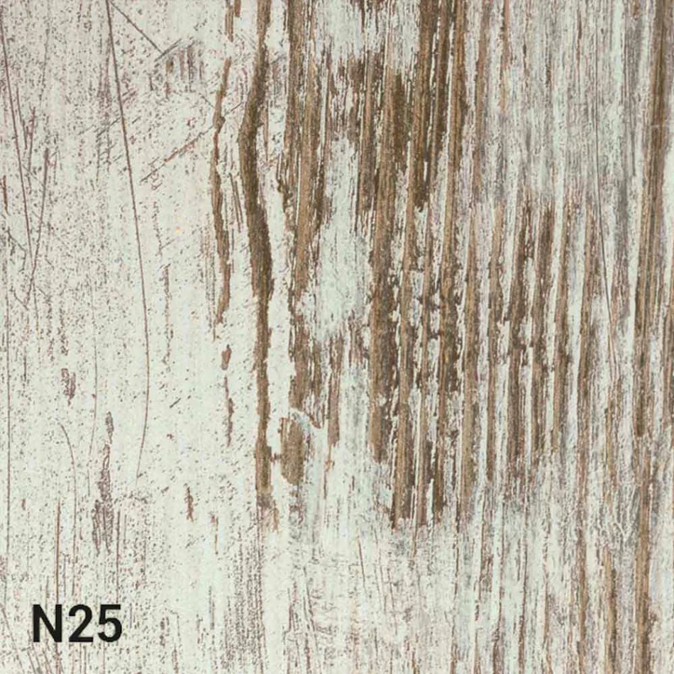 Transformeerbare salontafel in hout en metaal Made in Italy - Patroclus Viadurini