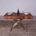 Transformerende salontafel in hout en metaal Made in Italy - Patroclo