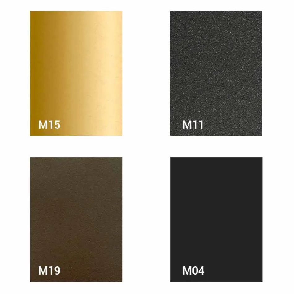 Transformeerbare salontafel in hout en metaal Made in Italy - Patroclus Viadurini