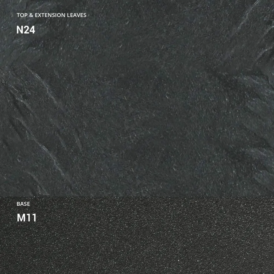 Transformeerbare salontafel van hout en metaal, Made in Italy - Sanrocco Viadurini