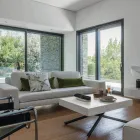 Transformeerbare salontafel van hout en metaal, Made in Italy - Sanrocco Viadurini