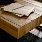 Transformeerbare salontafel in massief hout Made in Italy - Trabucco Viadurini