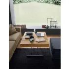 Transformeerbare salontafel in massief hout Made in Italy - Trabucco Viadurini