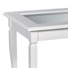 Salontafel in de woonkamer met glazen prikbord Made in Italy - Demetra Viadurini