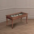 Salontafel in de woonkamer met glazen prikbord Made in Italy - Demetra Viadurini