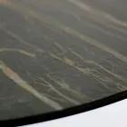 Salontafel van staal en porseleinsteengoed Made in Italy - Aspira Viadurini