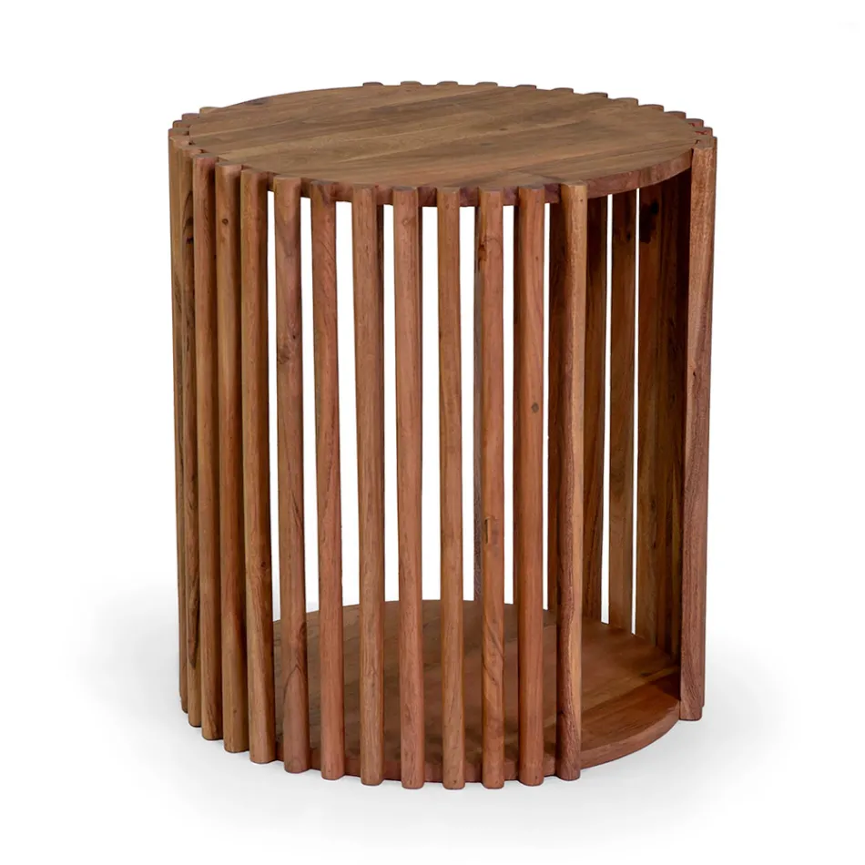 Salontafel van acaciahout - Vortice Viadurini