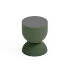 Woonkamer salontafel gemaakt van polyethyleen in verschillende kleuren - Loopy Viadurini