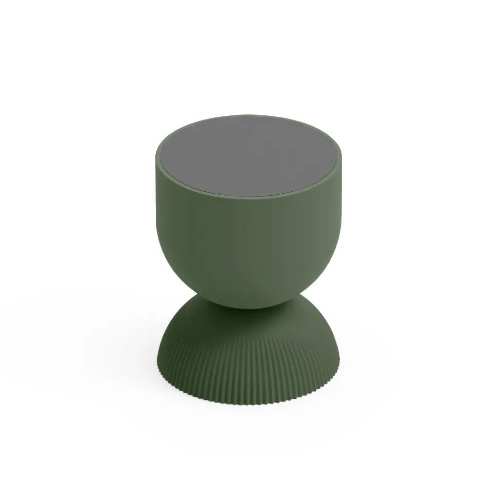 Woonkamer salontafel gemaakt van polyethyleen in verschillende kleuren - Loopy Viadurini