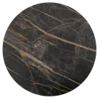 Ronde salontafel met porseleinen steengoed blad Made in Italy - Paini Viadurini