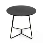 Ronde salontafel met porseleinen steengoed blad Made in Italy - Paini Viadurini