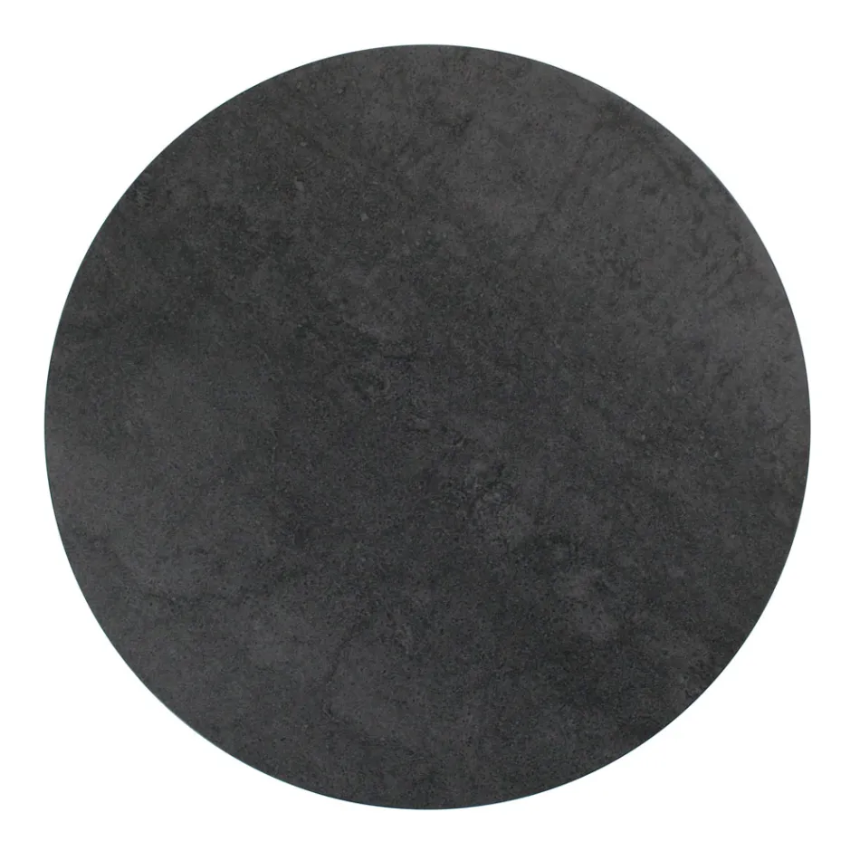 Ronde salontafel met porseleinen steengoed blad Made in Italy - Paini Viadurini