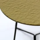 Ronde salontafel met glazen blad Made in Italy - Paini Viadurini