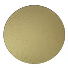 Ronde salontafel van staal en glas Made in Italy - Alisea Viadurini