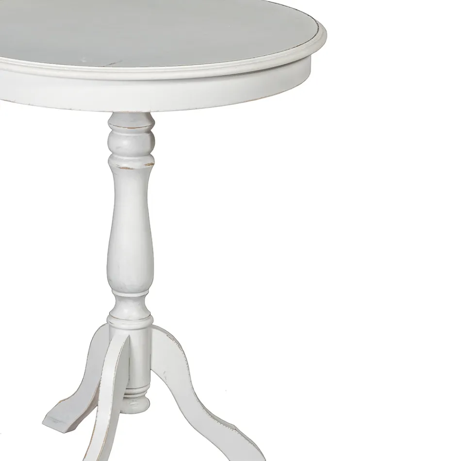 Ronde salontafel in verschillende afwerkingen, gemaakt in Italië - Eracle Viadurini