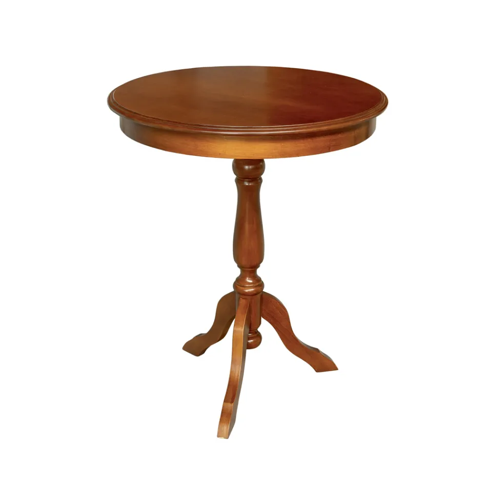 Ronde salontafel in verschillende afwerkingen, gemaakt in Italië - Eracle Viadurini