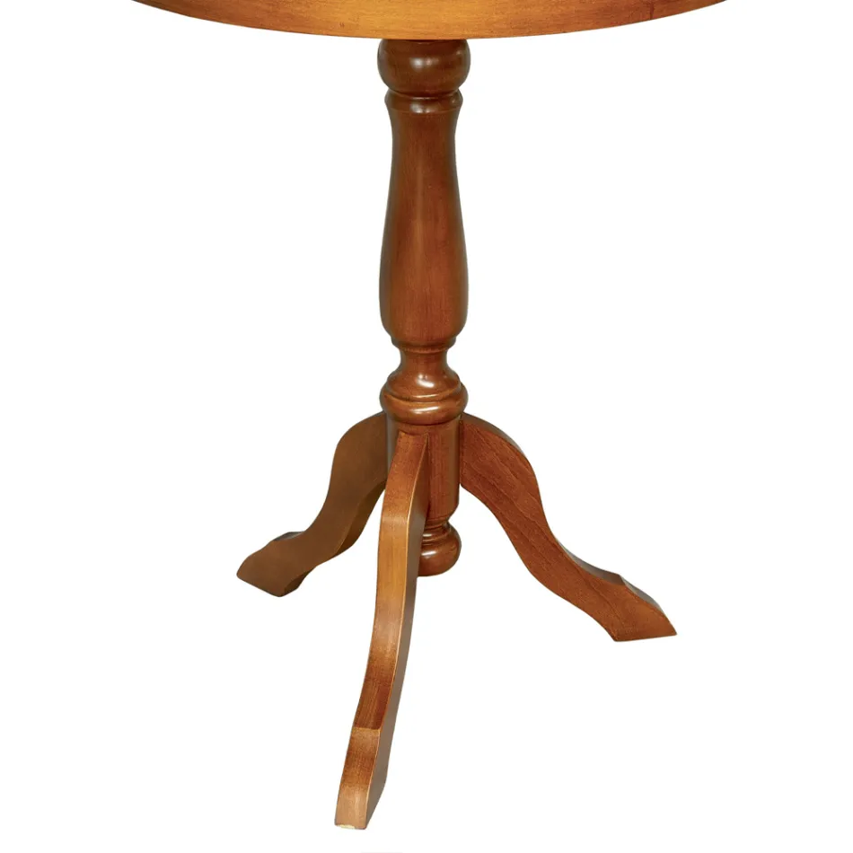 Ronde salontafel in verschillende afwerkingen, gemaakt in Italië - Eracle Viadurini